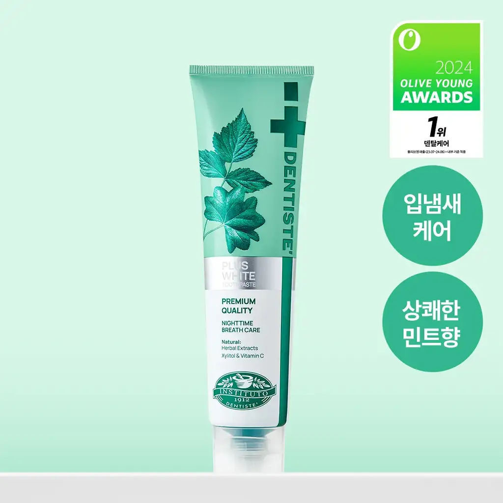 [무불소] 덴티스테 뉴 플러스화이트 치약 60g/100g/160g 3종 택 1